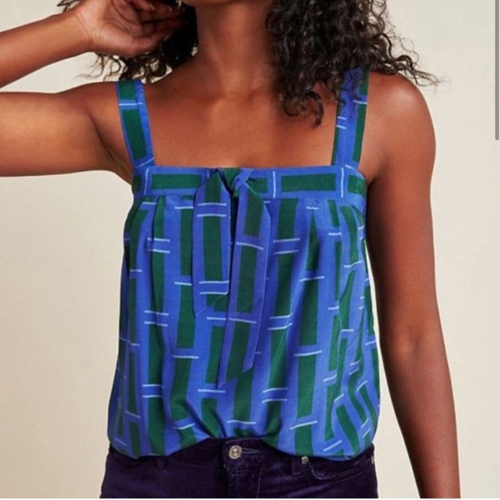 Anthropologie geometric top - new!